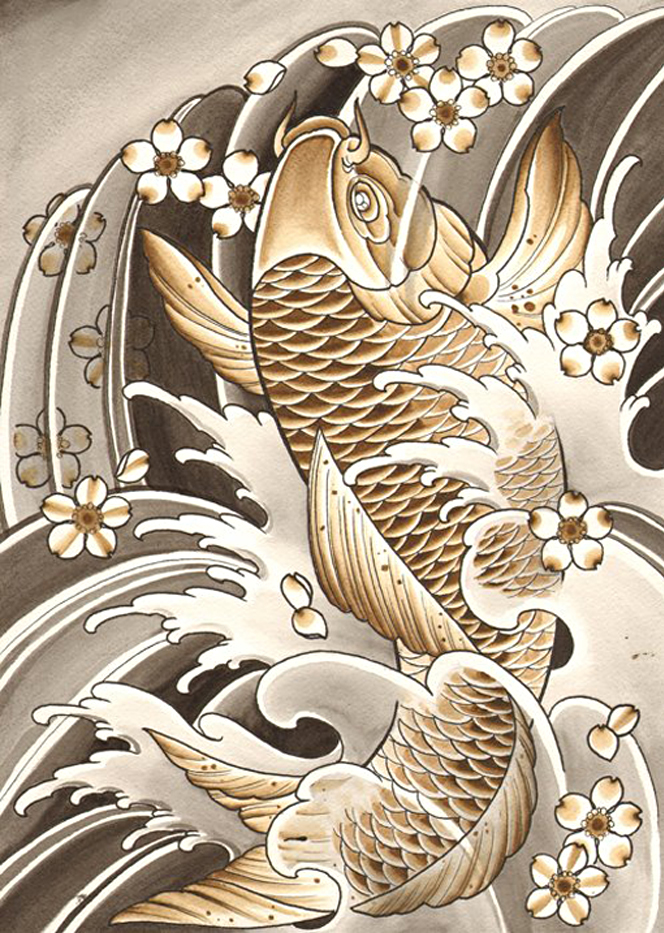 Arnold Santos killer Koi fish