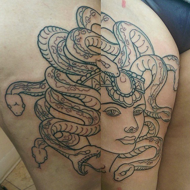 Medusa Tattoo - Remington Tattoo Parlor