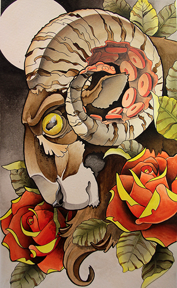 Nathaniel Gann Tattoo Art - Remington Tattoo San Diego