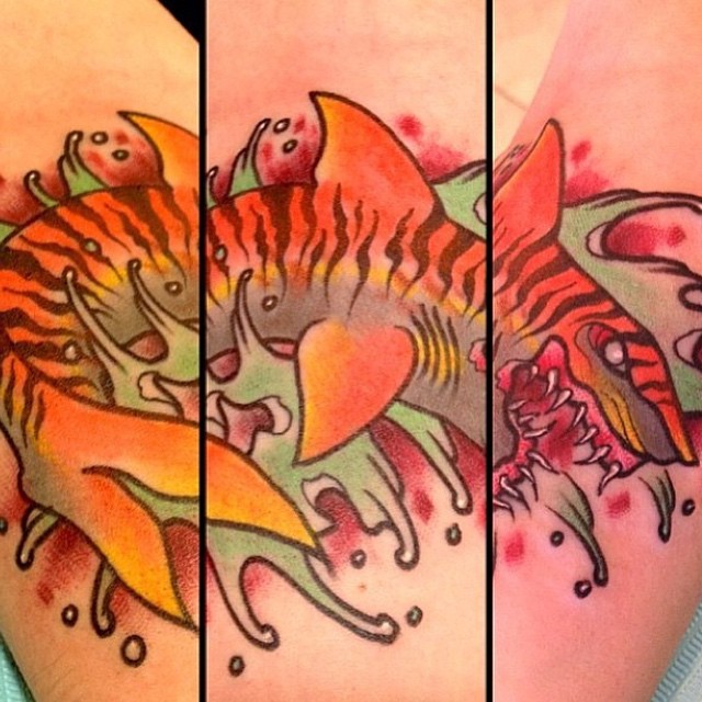 Tiger Shark Tattoo Remington Tattoo Parlor