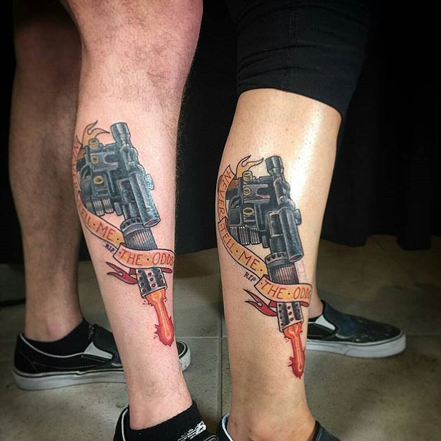 Top 45 Outstanding and Amazing Gun Tattoo Ideas  Compete Guide