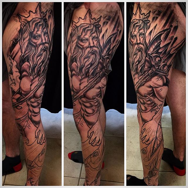 #terryribera #inprogress #sandiego #poseidon #neptune @terryribera @remingtontattoo @stigmarotary