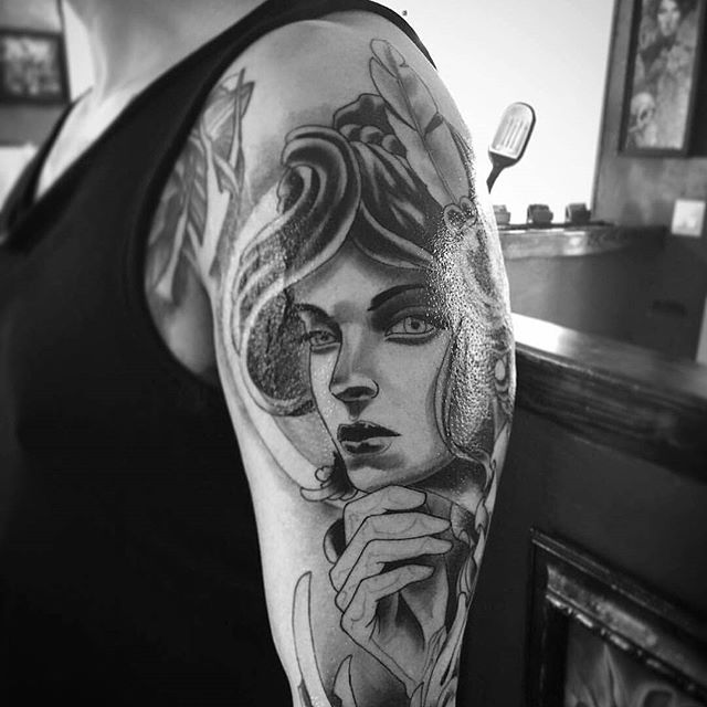 Work In Progress by Gustavo Razo | Remington Tattoo Parlor