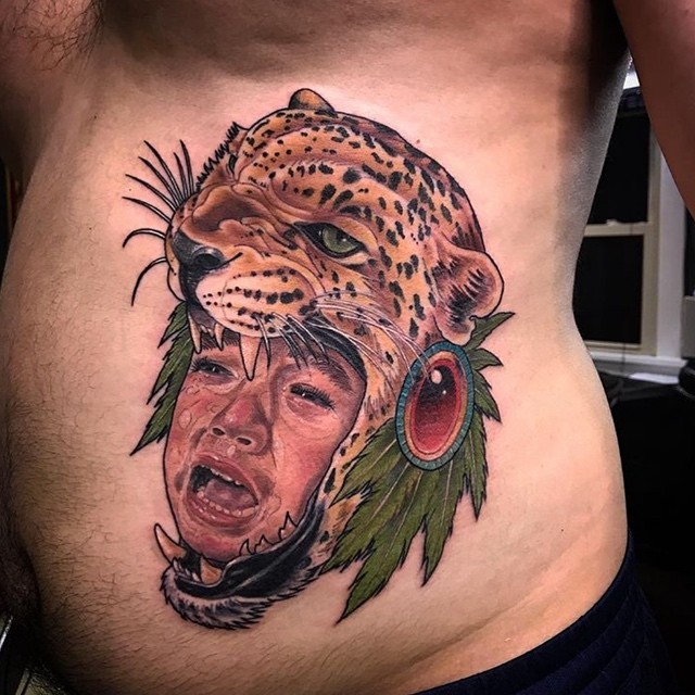 Jaguar Head Tattoo