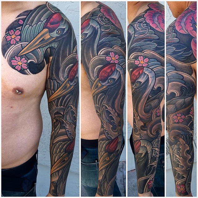 Samurai Body Suit  Remington Tattoo Parlor