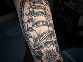 traditional-american-clipper-ship-tattoo-chris-cockrill-san-diego