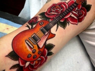 traditional-american-guitar-tattoo-chris-cockrill-san-diego
