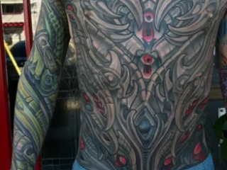 bio-organic-biomechanical-black-grey-chest-torso-tattoo-terry-ribera-san-diego