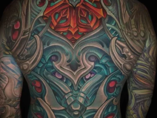 bio-organic-heart-motif-color-full-back-piece-tattoo-terry-ribera-san-diego