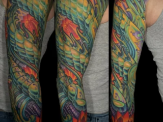 bio-organic-serpent-scale-colorful-full-sleeve-02-tattoo-terry-ribera-san-diego