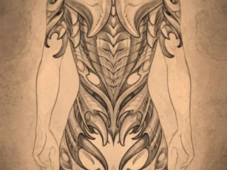 bio-organic-womans-back-piece-pencil-design-drawing-terry-ribera-san-diego
