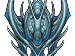 biomechanical-alien-shield-blue-silver-digital-drawing-terry-ribera-san-diego