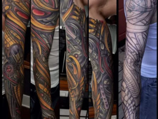 cover-up-biomechanical-gold-yellow-sleeve-before-after-tattoo-terry-ribera-san-diego