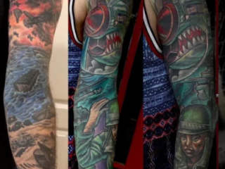 cover-up-wwii-warplane-sleeve-before-after-tattoo-terry-ribera-san-diego