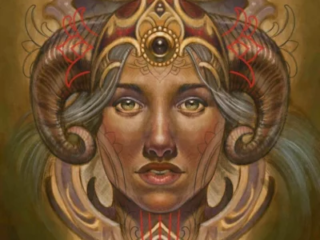 fine-art-horned-goddess-ornamental-digital-art-terry-ribera-san-diego