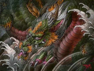 illustrative-neo-japanese-dragon-digital-art-terry-ribera-san-diego
