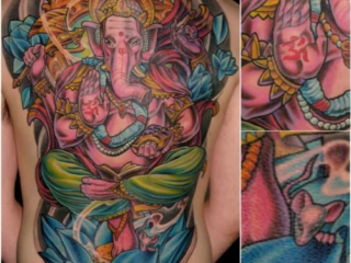 illustrative-neo-japanese-ganesh-lotus-back-piece-tattoo-terry-ribera-san-diego