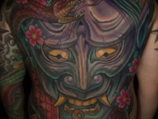 illustrative-neo-japanese-hannya-snake-cherry-blossom-full-back-tattoo-terry-ribera-san-diego