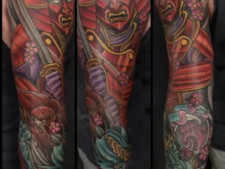 illustrative-neo-japanese-samurai-dragon-sleeve-tattoo-terry-ribera-san-diego
