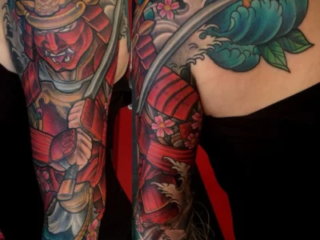 illustrative-neo-japanese-samurai-sleeve-shoulder-tattoo-terry-ribera-san-diego