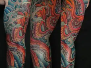 illustrative-neo-traditional-octopus-kraken-full-sleeve-tattoo-terry-ribera-san-diego