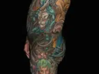 illustrative-neo-traditional-warrior-body-suit-tattoo-terry-ribera-san-diego