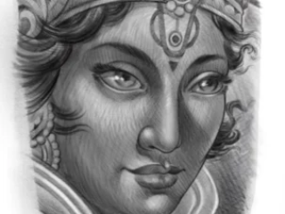 tattoo-sketch-krishna-portrait-pencil-terry-ribera-san-diego